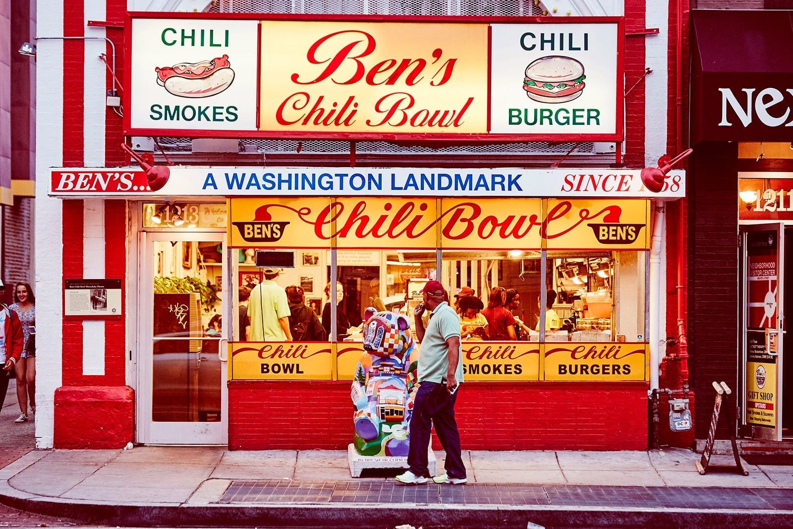 Bens Chili Bowl Exterior On 14th And U Street 
