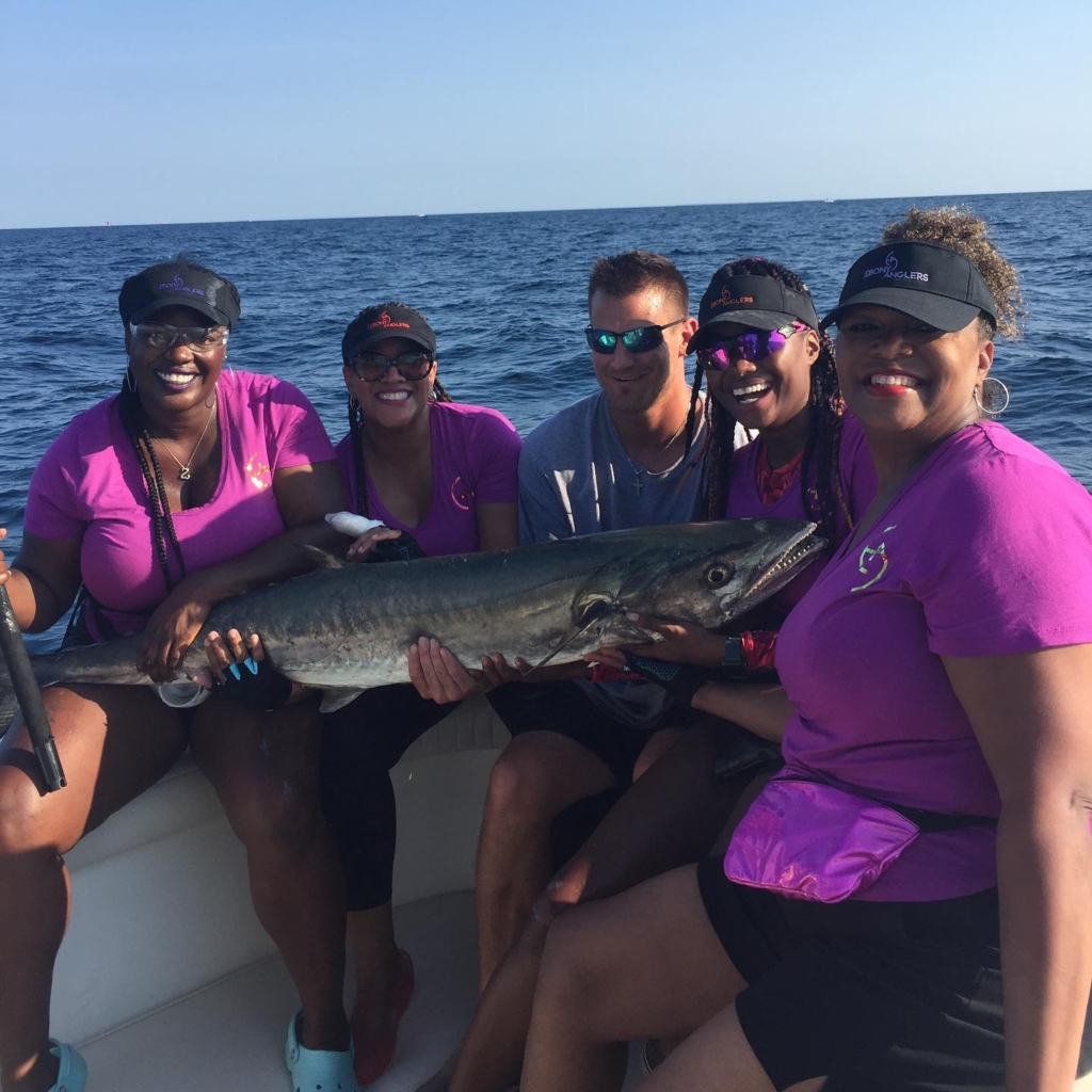 Black Female Fishing Team