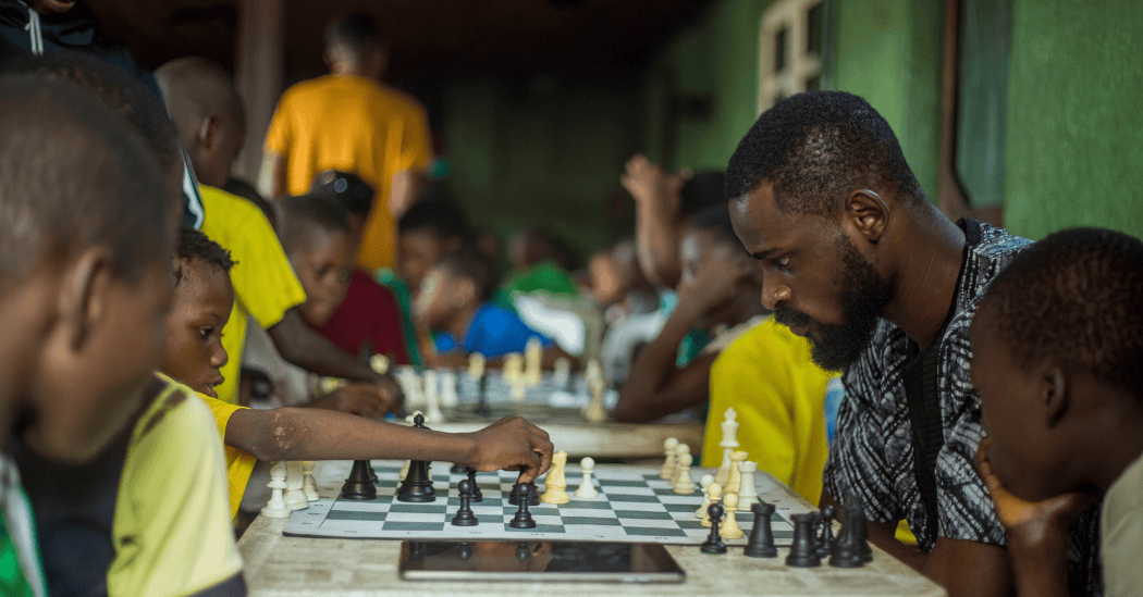 chess in slums africa