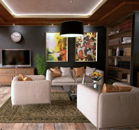 black interior designers