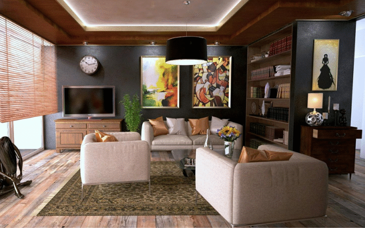 black interior designers